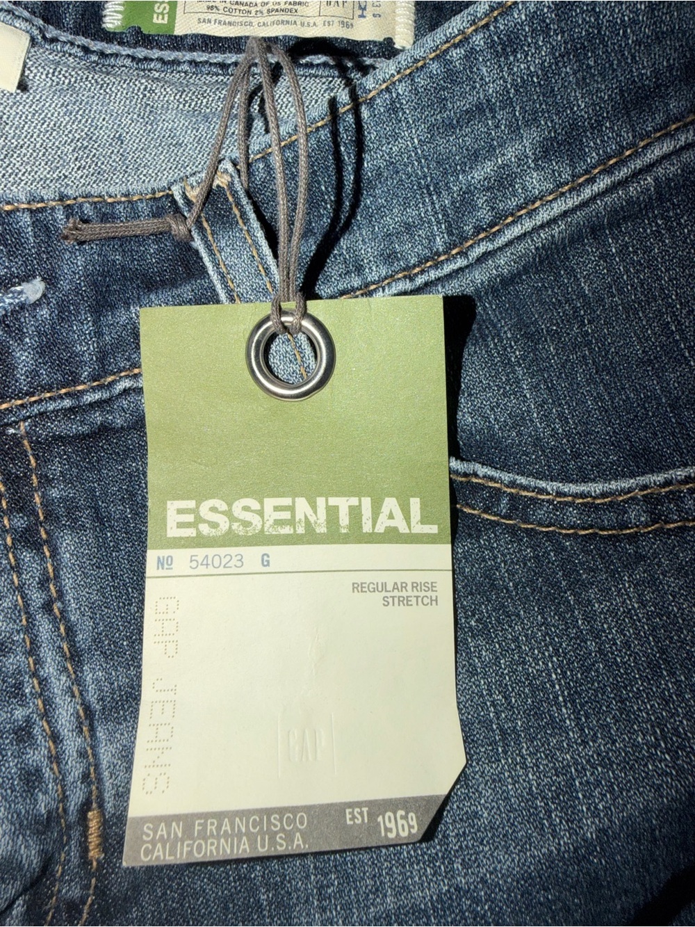 NWT Essentials Regular Rise Stretch Denim Jeans - Picture 4 of 4